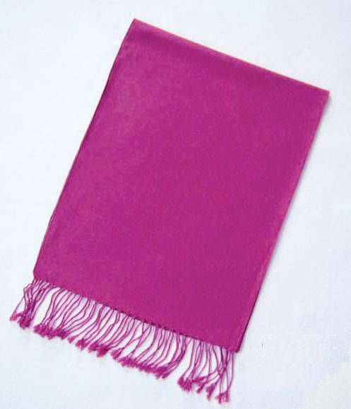 One Fine Brushed Pure Mulberry Silk Scarf Shawl Wrap-Rose