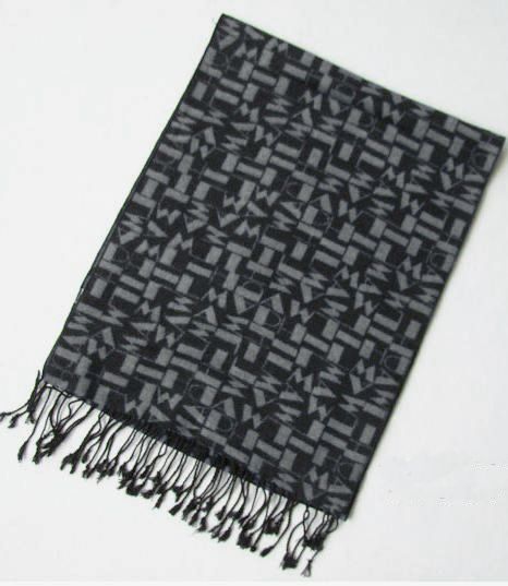 One Fine Brushed Pure Mulberry Silk Scarf Shawl Wrap-Black