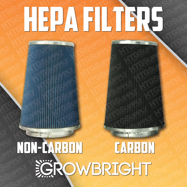 HEPA AIR FILTER Grow Tent Intake Odor Control Dust Organic Shroom