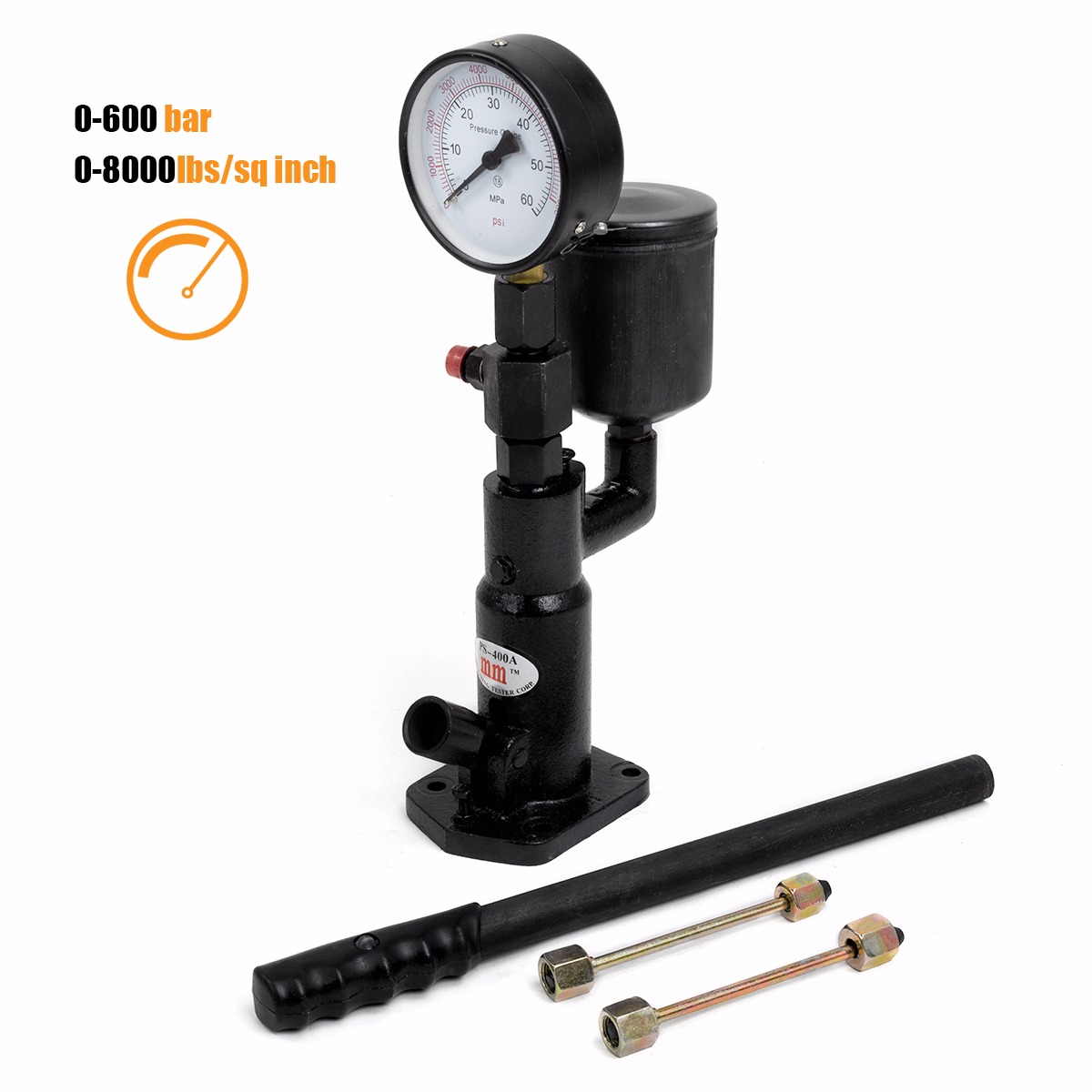 Diesel Injector Nozzle Tester / Pop Pressure Tester Dual Scale Bar