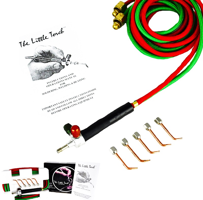Little Torch Set Jewelry Gas JEWELERS TORCH Full with Accessory 5 Tips