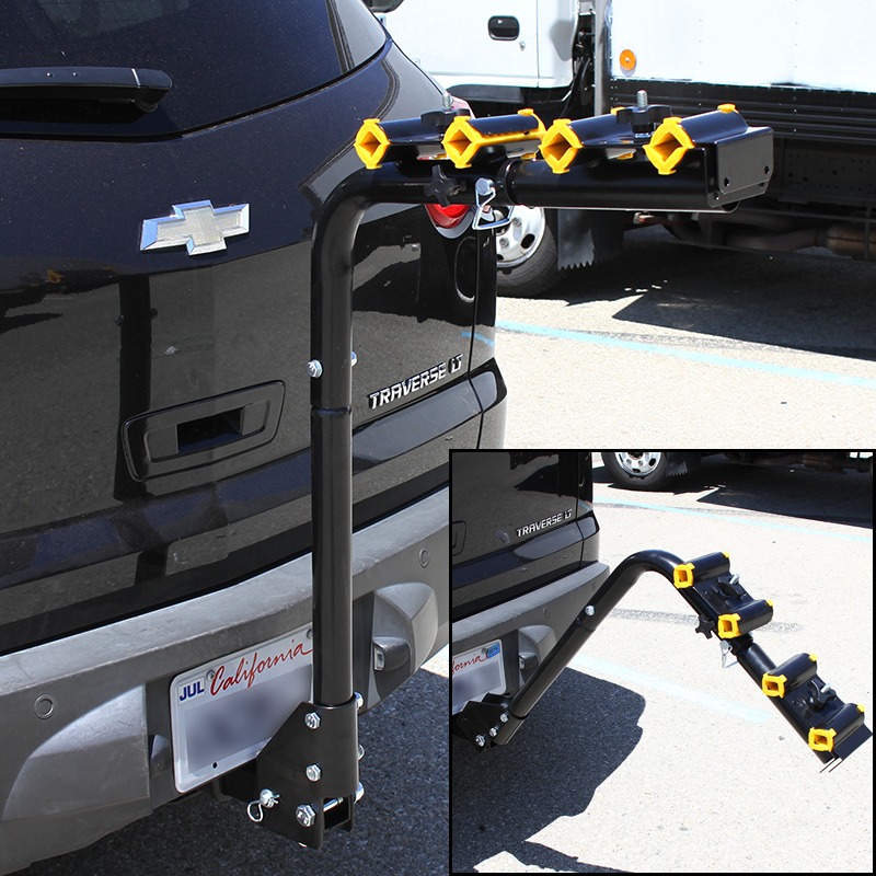 4 Bike Rack 2quot; Hitch Swing Down 4 Bicycles Rack Mount Bike 4 Bike Rack 2quot; Hitch Swing Down 4 Bicycles Rack Mount Bike