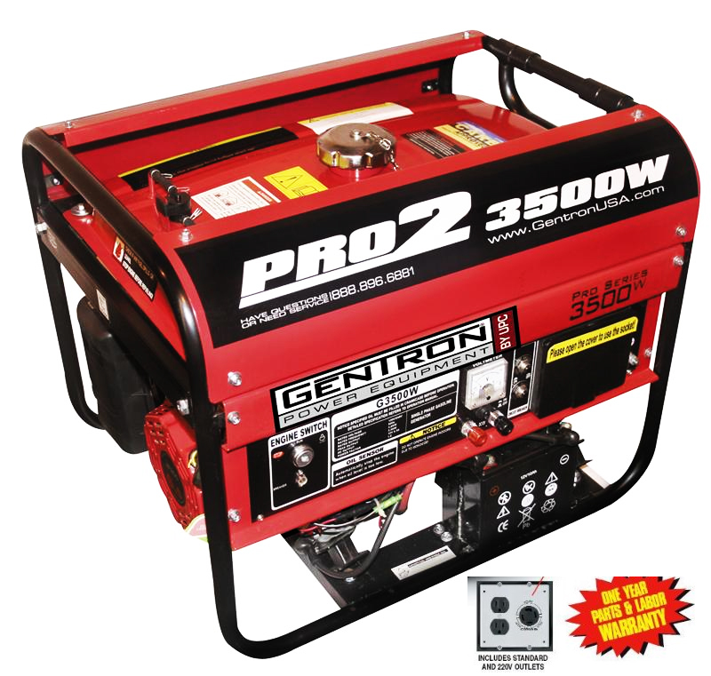 NEW Gentron Pro2 quiet 3500 Watt gas Generator RV Model Electric Start GG3500RV eBay