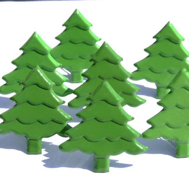 PINE TREE BRADS ~Camping Forest Park Outdoors Christmas