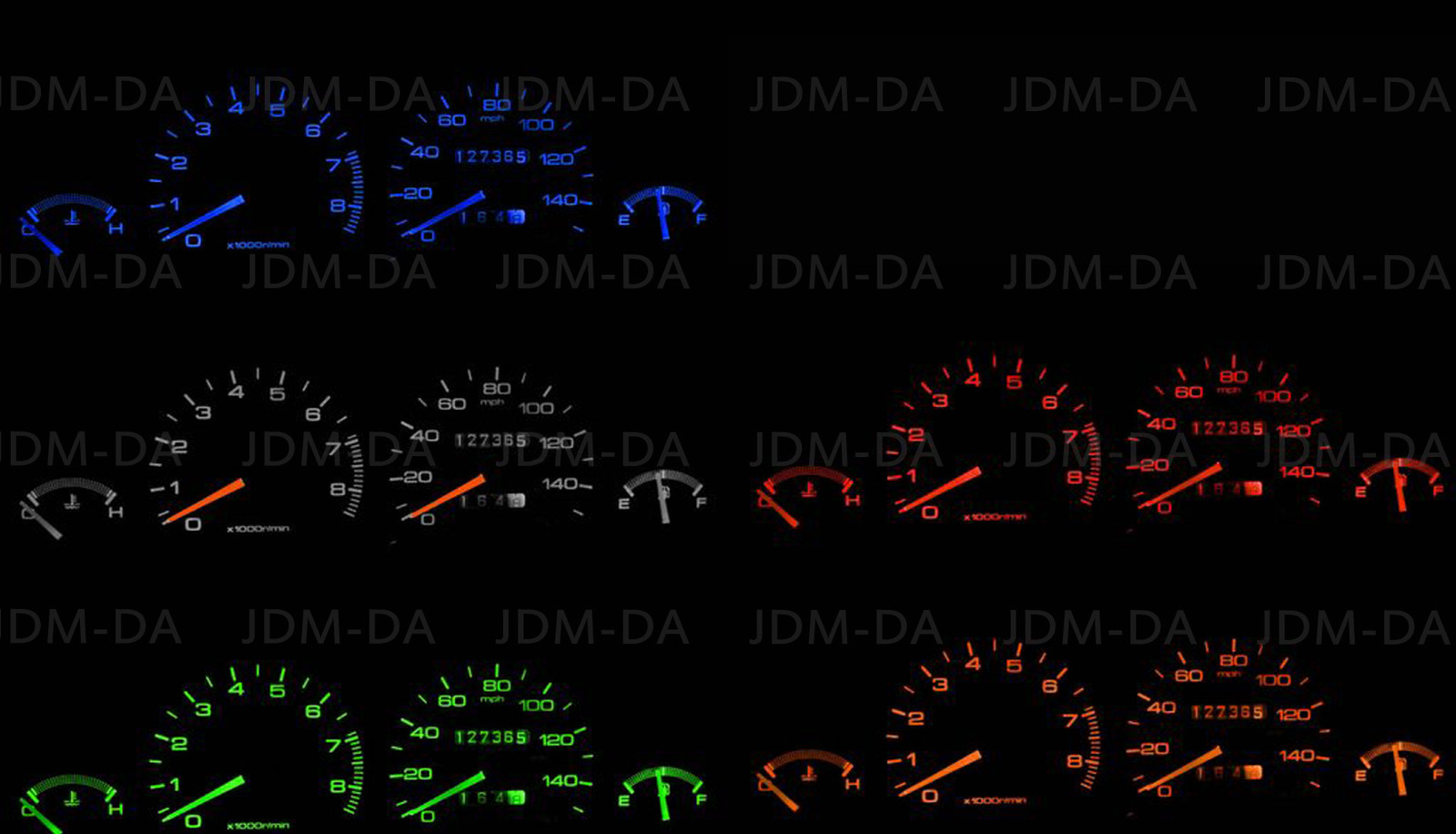 9401 Acura Integra DC2 DC4 DB8 Gauge Cluster LED KIT eBay