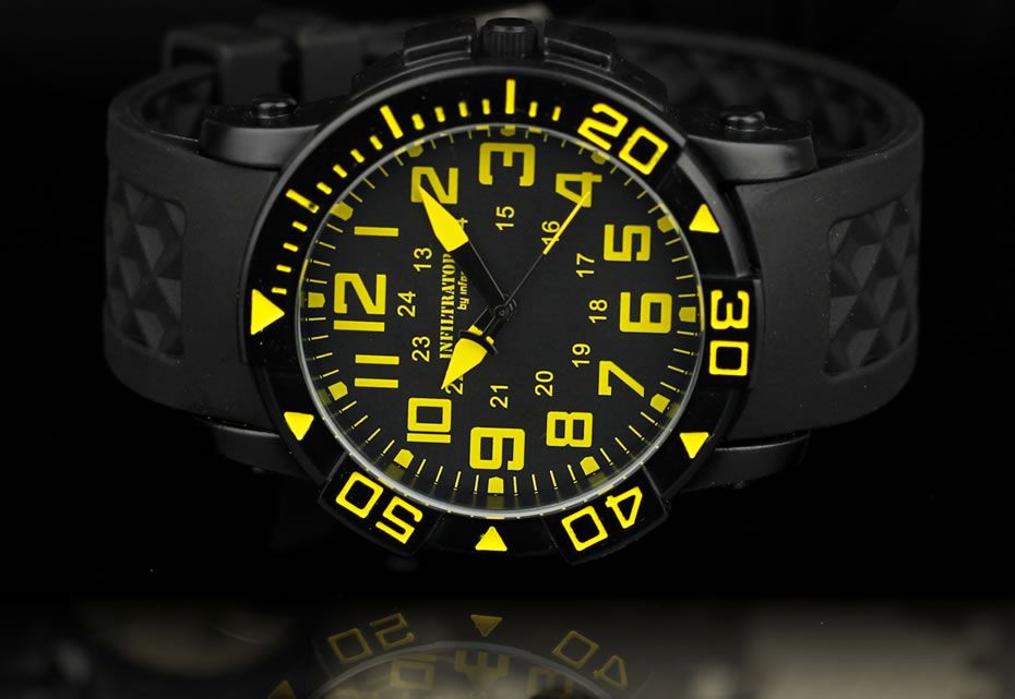 Купить Наручные часы INFANTRY INFILTRATOR Military Yellow Sport Analog