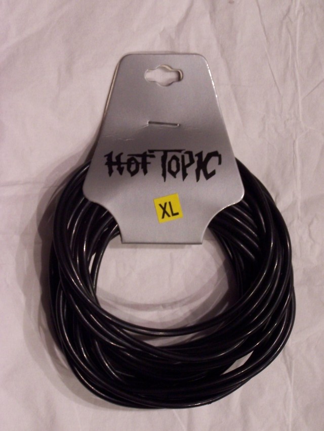 Hot Topic Rubber Bracelets Black Pack of 20 XL Rave 