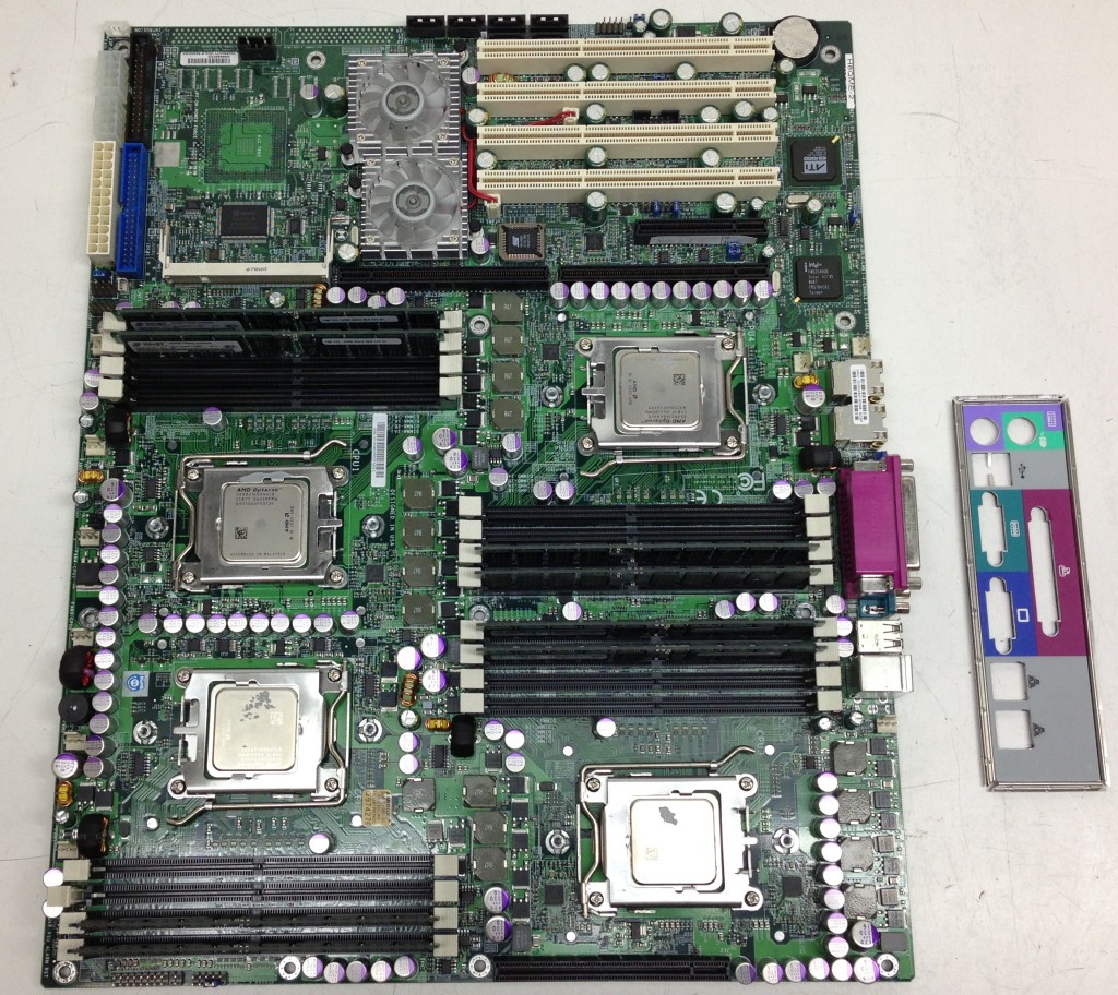 Supermicro-H8QME-2-4-Quad-Socket-Motherboard-4xOpteron-8216-16GB-Memory-4x-PCI-X