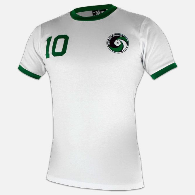 NEW Mens UMBRO New York Cosmos Soccer 10 PELE Vintage Retro Jersey S