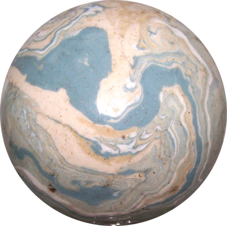 Marbles: RARE Mochaware Carpet Ball
