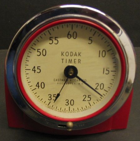 Vintage Kodak Photo Developing Red Timer
