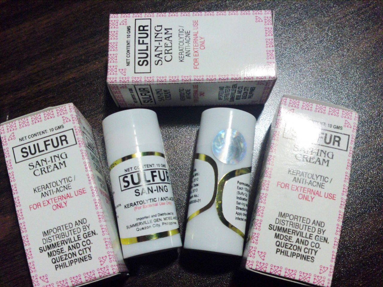 1 SULFUR SANING MEDICATED CREAM CURE ACNE PIMPLES BLEMISHES eBay