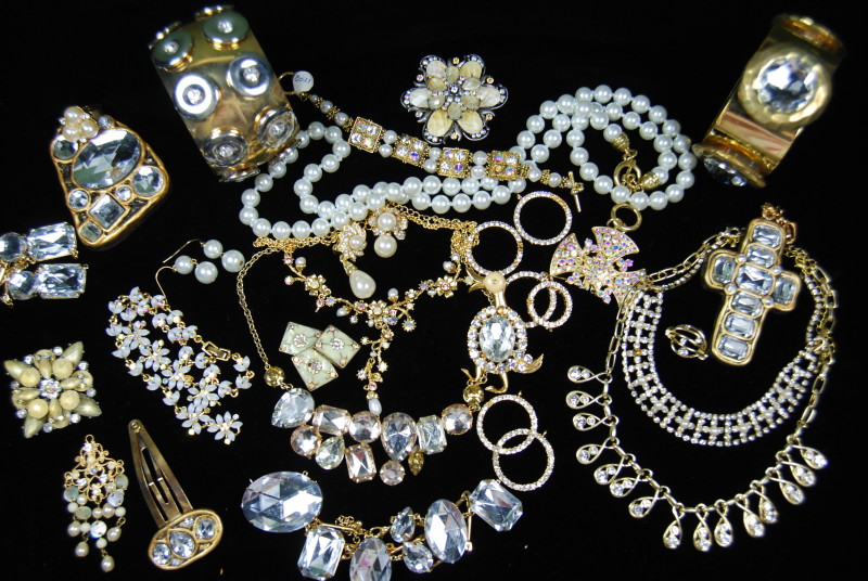 Clear Rhinestone Wear Repair Broken Craft Jewelry Lot