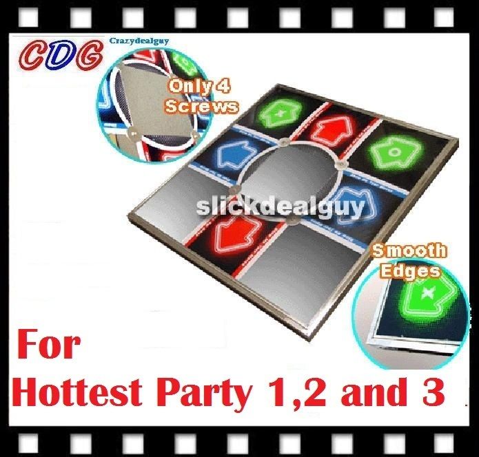 V3 Metal DDR Dance Pad for PS2/Wii Hottest Party 2 & 1