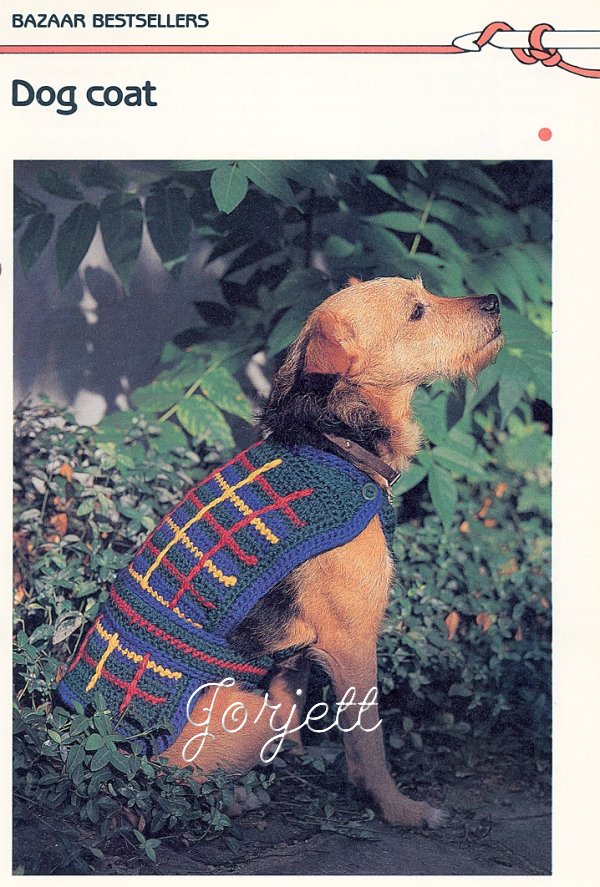 red heart crochet dog sweater