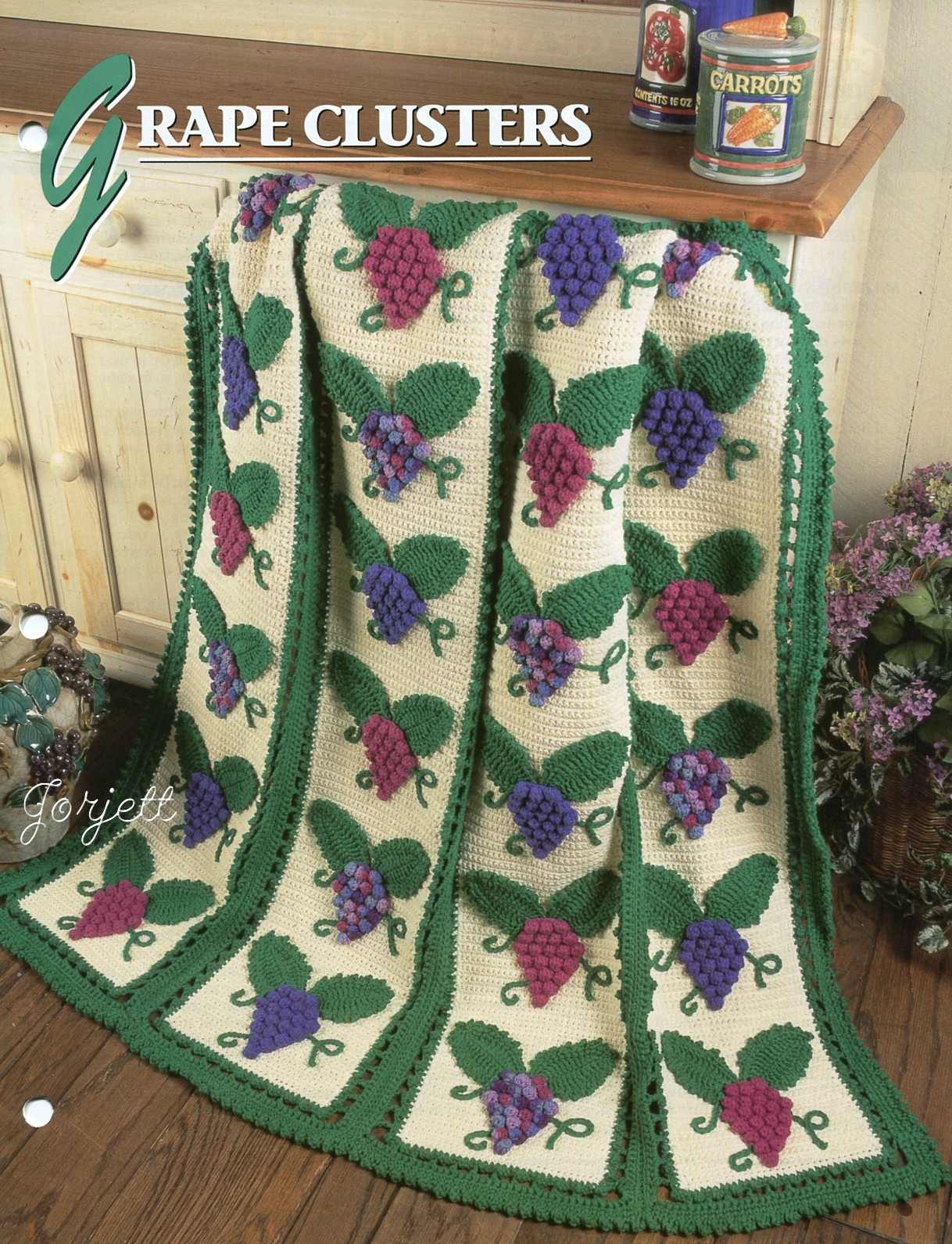 Grape Clusters Quilt Afghan, Annies crochet pattern