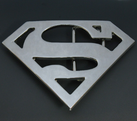 COOL SHINE SUPERMAN BUCKLE SUPER BELT BUCKLE