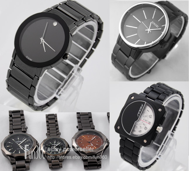 Trendy-Alloy-Stainless-Steel-Ladies-Mens-Boy-039-s-Wrist-Watch-Quartz-Sports-Style