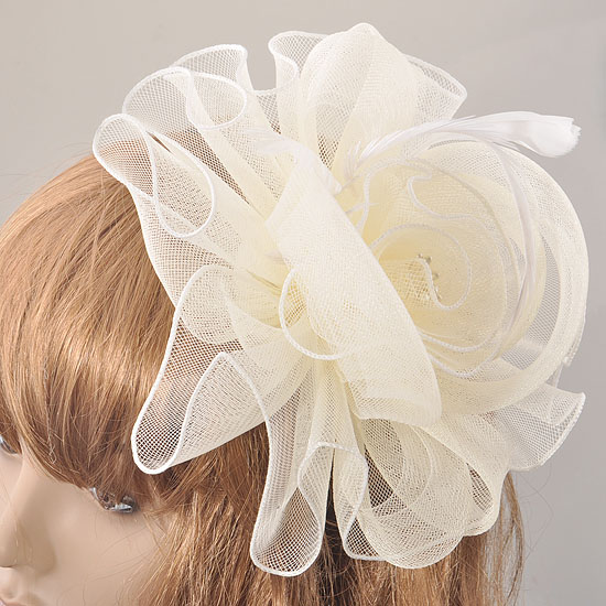lady women hair accessory pillbox felt hat feather fascinator winter