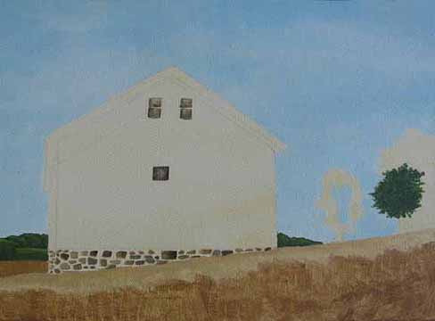 The Barn painting step 1