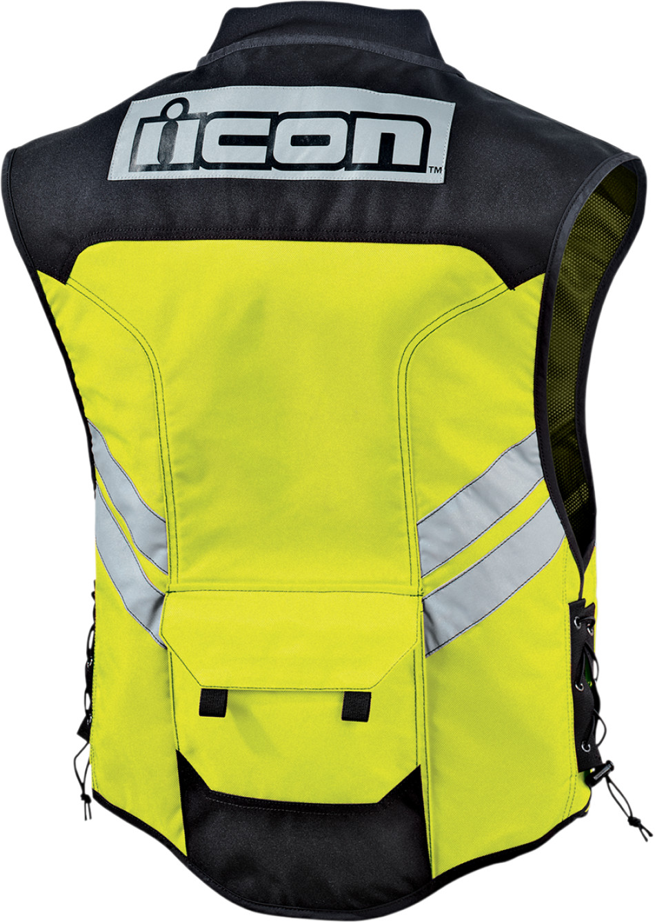ICON MIL SPEC MESH VEST HIVISIBILITY NEON YELLOW REFLECTIVE INSERTS eBay