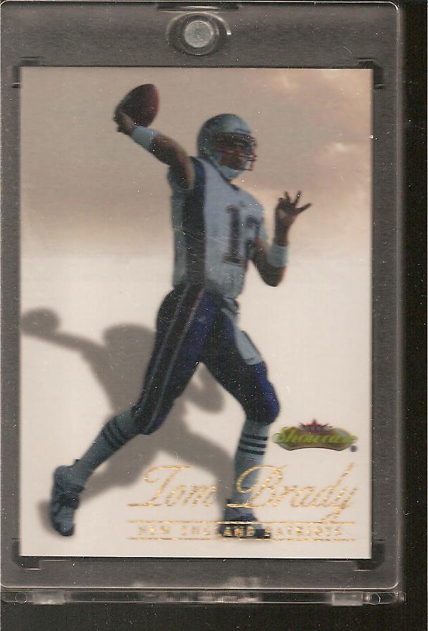1/1 TOM BRADY 2000 FLEER SHOWCASE MASTERPIECE RC L@@K!!