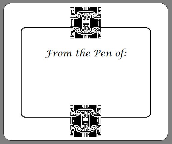 Custom Book Plate - Iconic Image Design