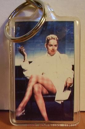 Basic Instinct Promo Keychain Sharon Stone Crossed Legs