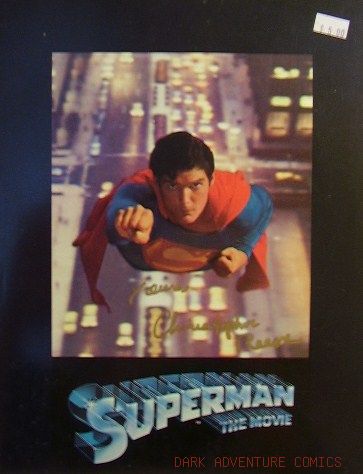 Superman Movie Program 78 Signed Christopher Reeve