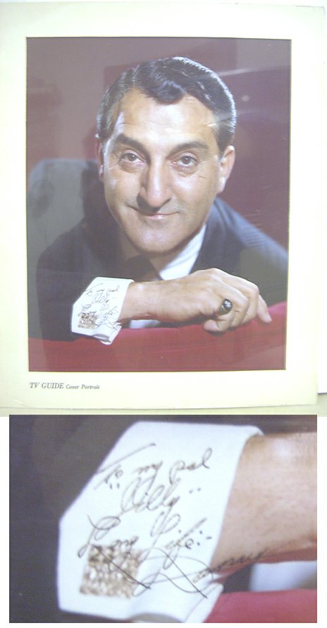 Danny Thomas Rare Autographed TV Guide Portrait