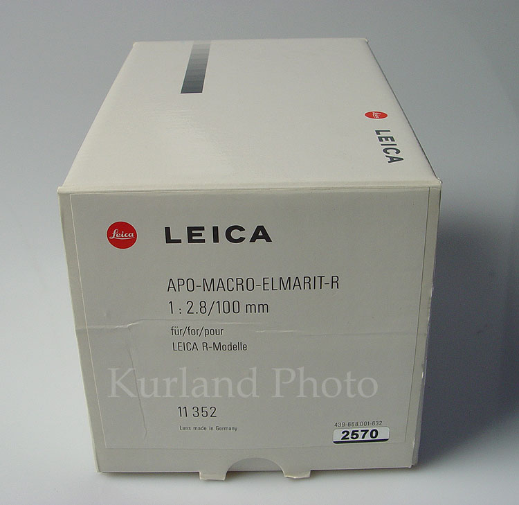 Leica 100mm /2.8 APO Elmarit R Rom Lens 100