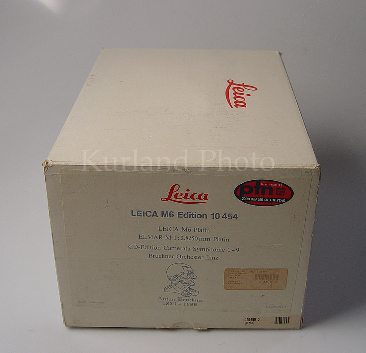 Leica M6 Platinum - Anton Bruckner Special Edition