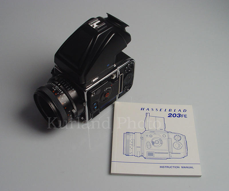 Hasselblad 203FE Kit  w/ PM45 Prism & 80mm & E12 Back