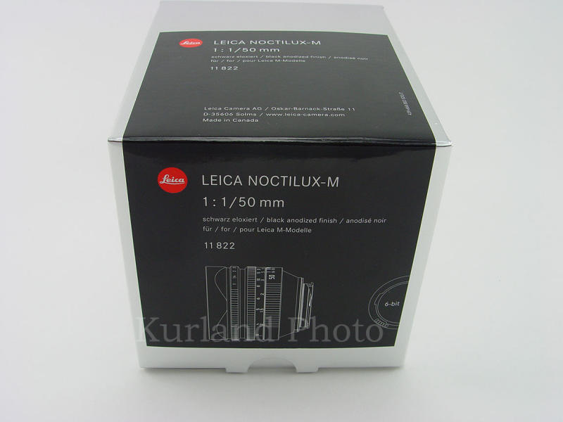 Leica 50mm / 1.0 Noctilux M Lens E60 6bit Current Ver.