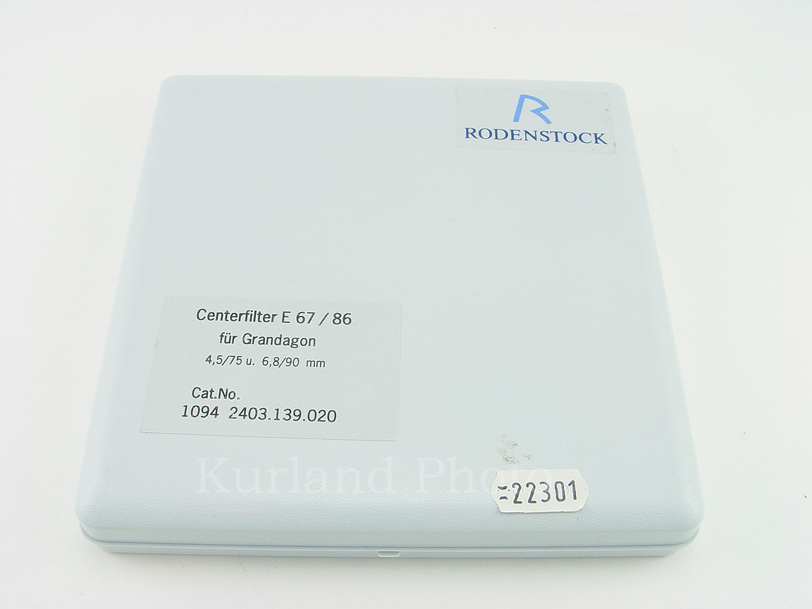 Rodenstock Grandagon E67/86 Center Filter E 67 86