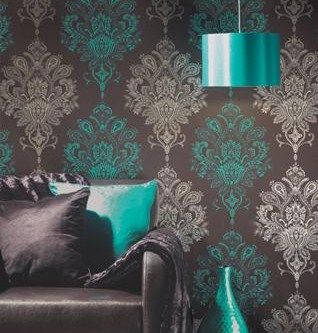 Very-Funky-Large-Scale-Damask-Modern-Edgy-Choc-Teal