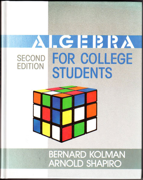 Thumbnail of Algebra for College Students