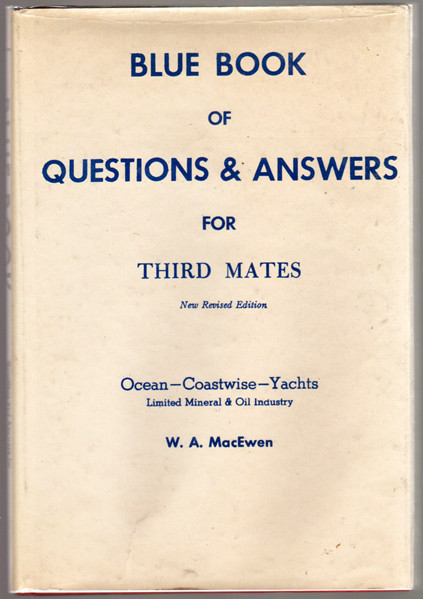 Thumbnail of Blue Book of Questions & Answers for Third Mates
