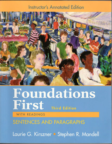 Thumbnail of Foundations First with Readings, Sentences and Paragraphs, Third Edition (Instru