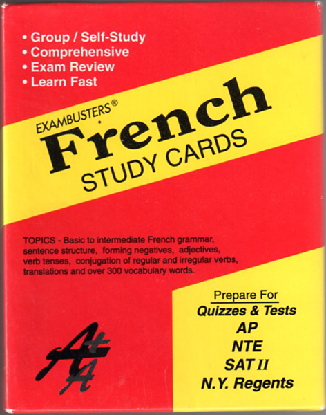 Thumbnail of Ace's French Exambusters Study Cards (Ace's Exambusters) (French Edition)