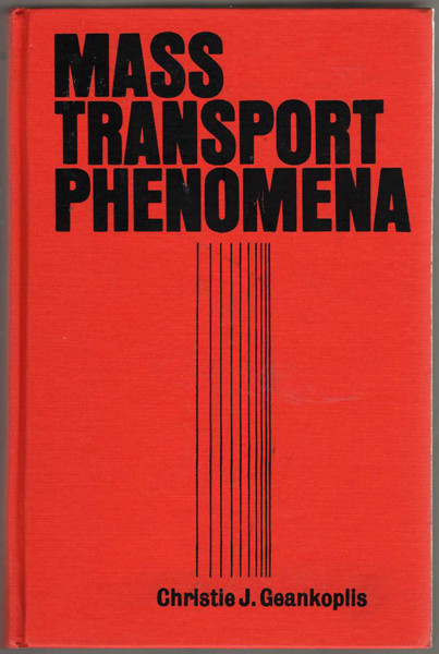 Thumbnail of Mass Transport Phenomena