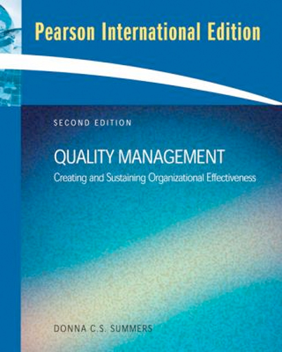 Thumbnail of Quality Management (2nd Edition) International Edition