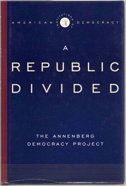 Thumbnail of Institutions of American Democracy: A Republic Divided