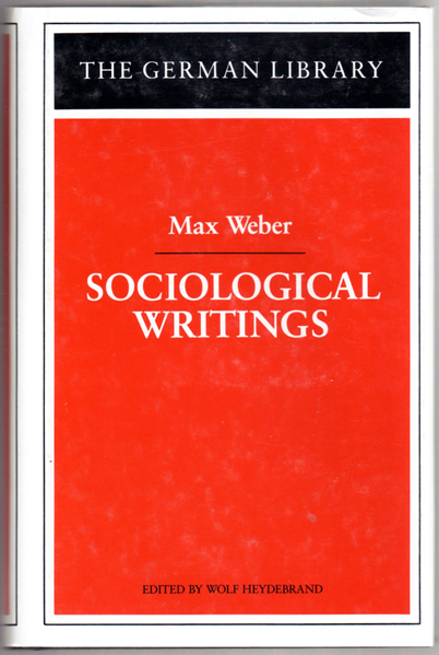 Thumbnail of Sociological Writings (German Library)