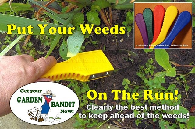 what is ready PUT YOUR WEEDS ON THE RUN!  Use your GARDEN BANDIT ! pic