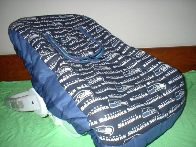 Baby Infant Car Seat Carrier Cover w/Seattle Seahawks