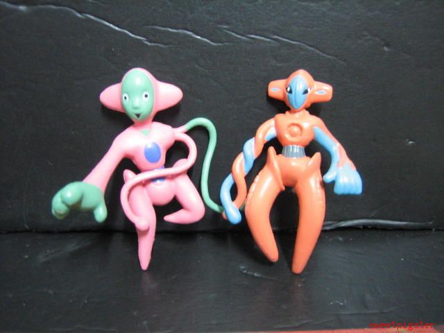 POKEMON FIGURES Deoxys 2 styles 2pcs RARE 2" Free Ship