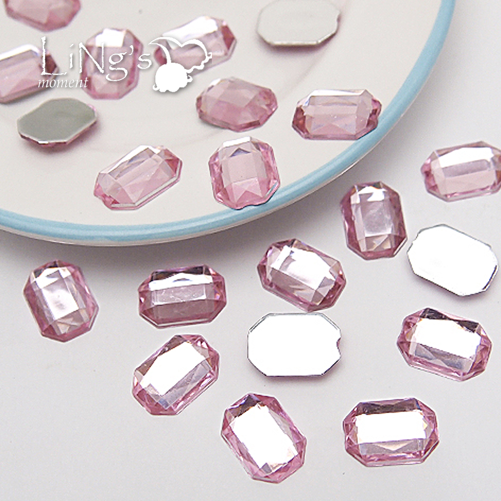 50 EMERALD Flatback Rhinestone Scrapbooking Craft DIY Favor Decoration Gift