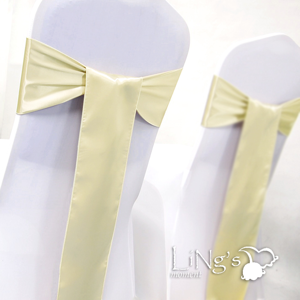15cmx275cm Satin Chair Cover Sash Bow Wedding Banquet Party Reception
