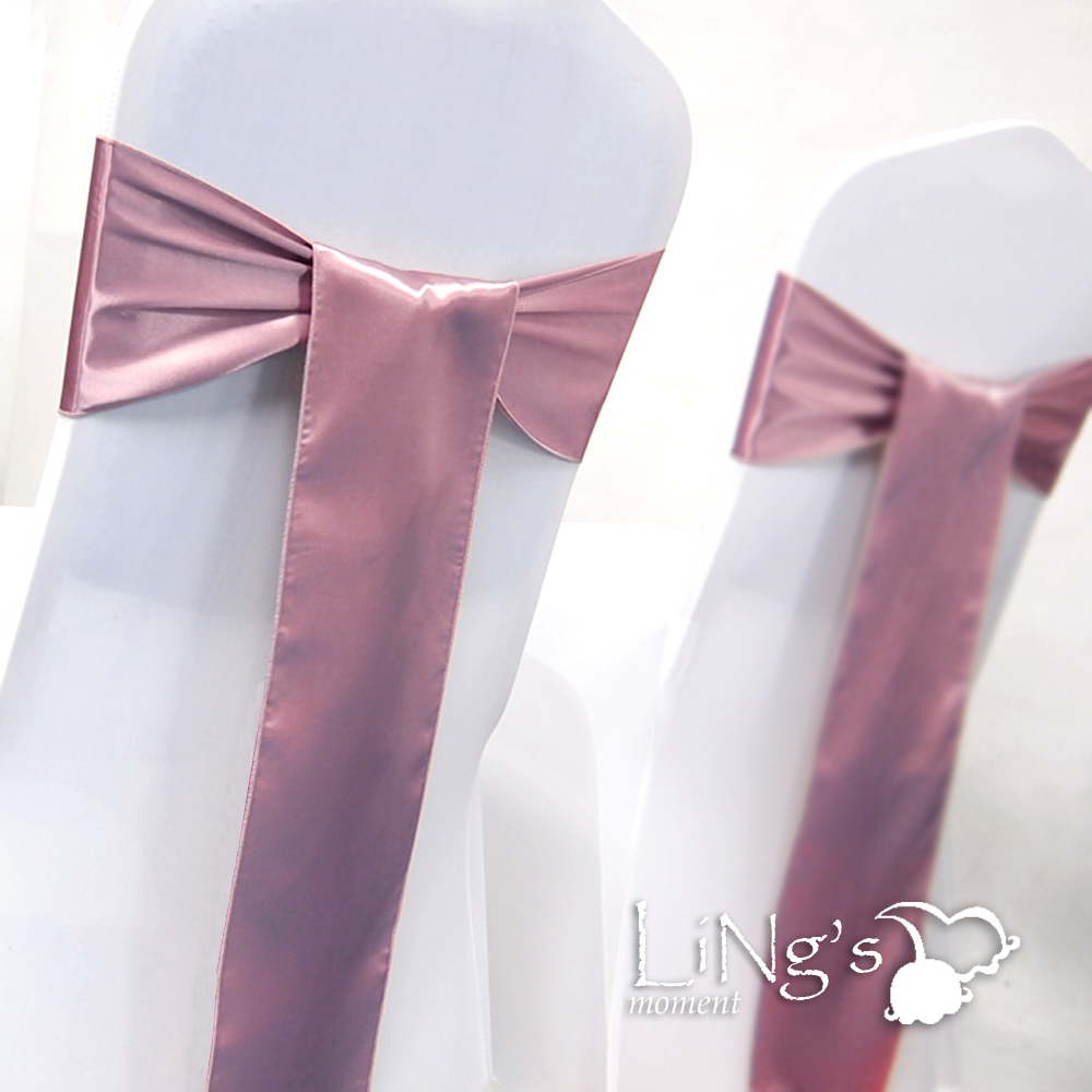 15cmx275cm Satin Chair Cover Sash Bow Wedding Banquet Party Reception